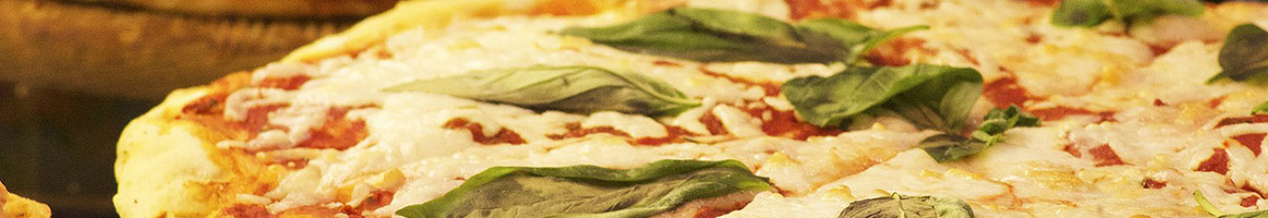 Eating Italian Pizza at Avicolli's Italian Restaurant And Pizzeria restaurant in Liverpool, NY.